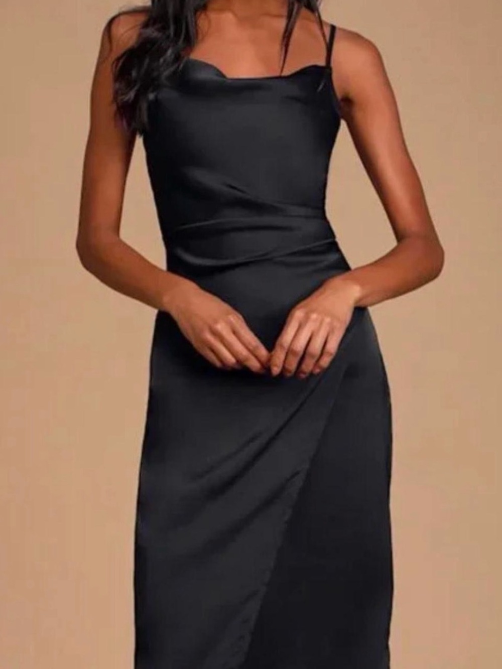 Lulu's Hollywood Woman Dress in Black